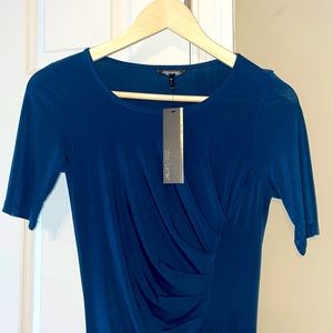 Daisy Fuentes Starry Night Navy Blue Spandex XS Dress